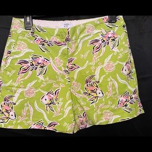 Crown & Ivy Size 2 Shorts with fish